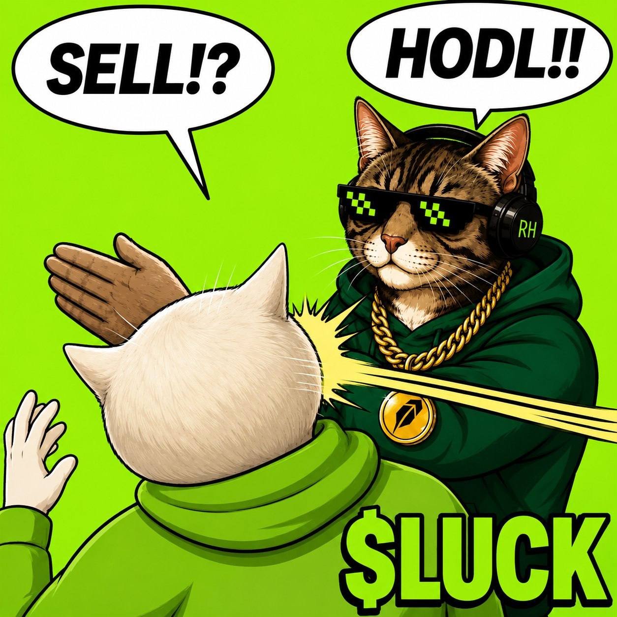 $LUCK hold artwork