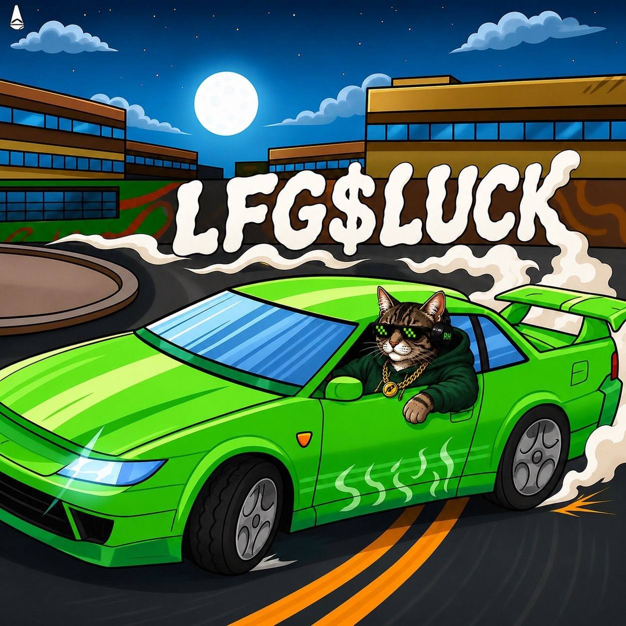 $LUCK night drive artwork